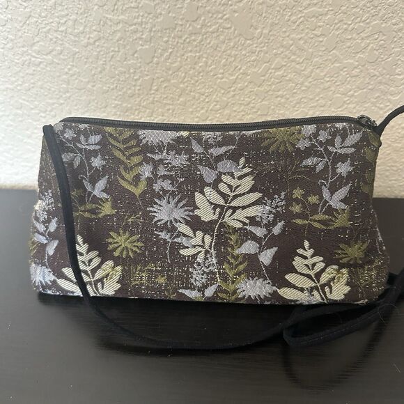 Maruca Designs Crossbody Leaf Pattern Boulder Colorado USA Made - Picture 4 of 5
